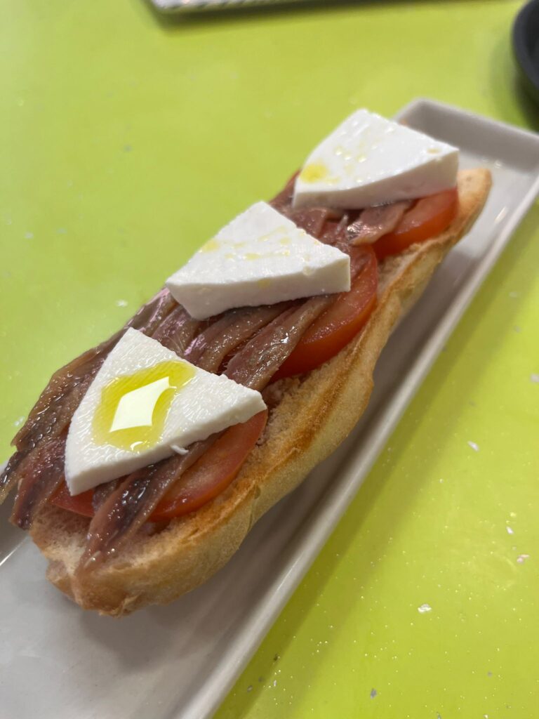 Tosta De Anchoas